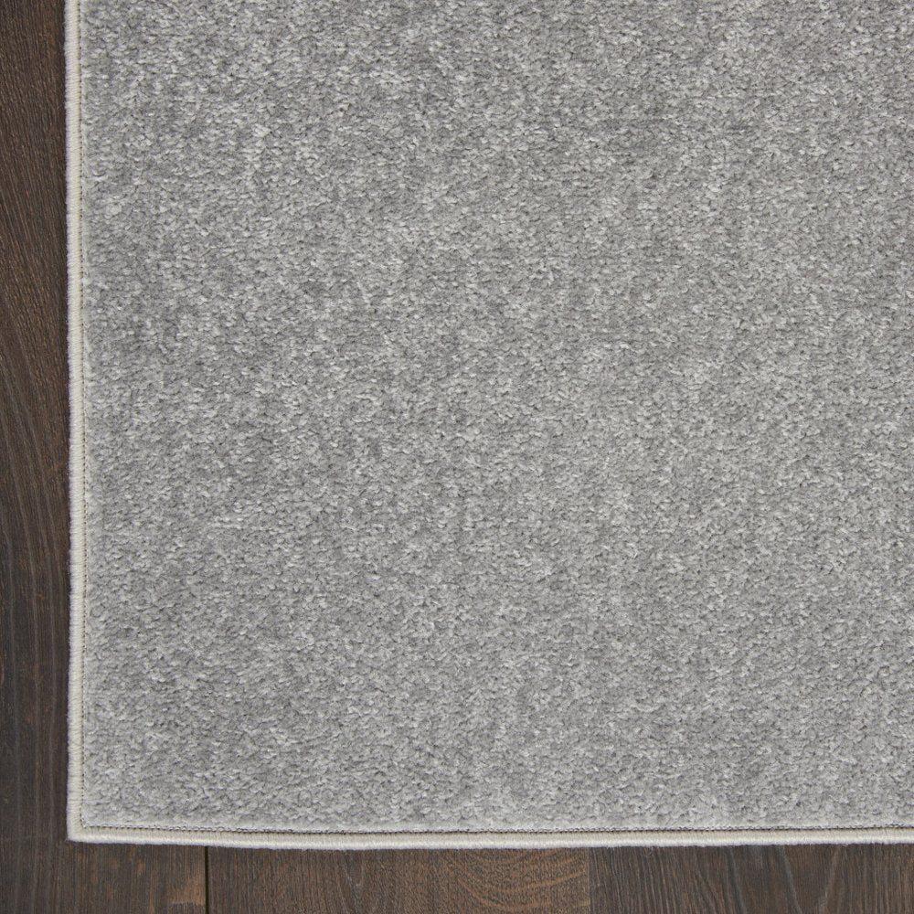 5' X 5' Gray Square Indoor Outdoor Area Rug