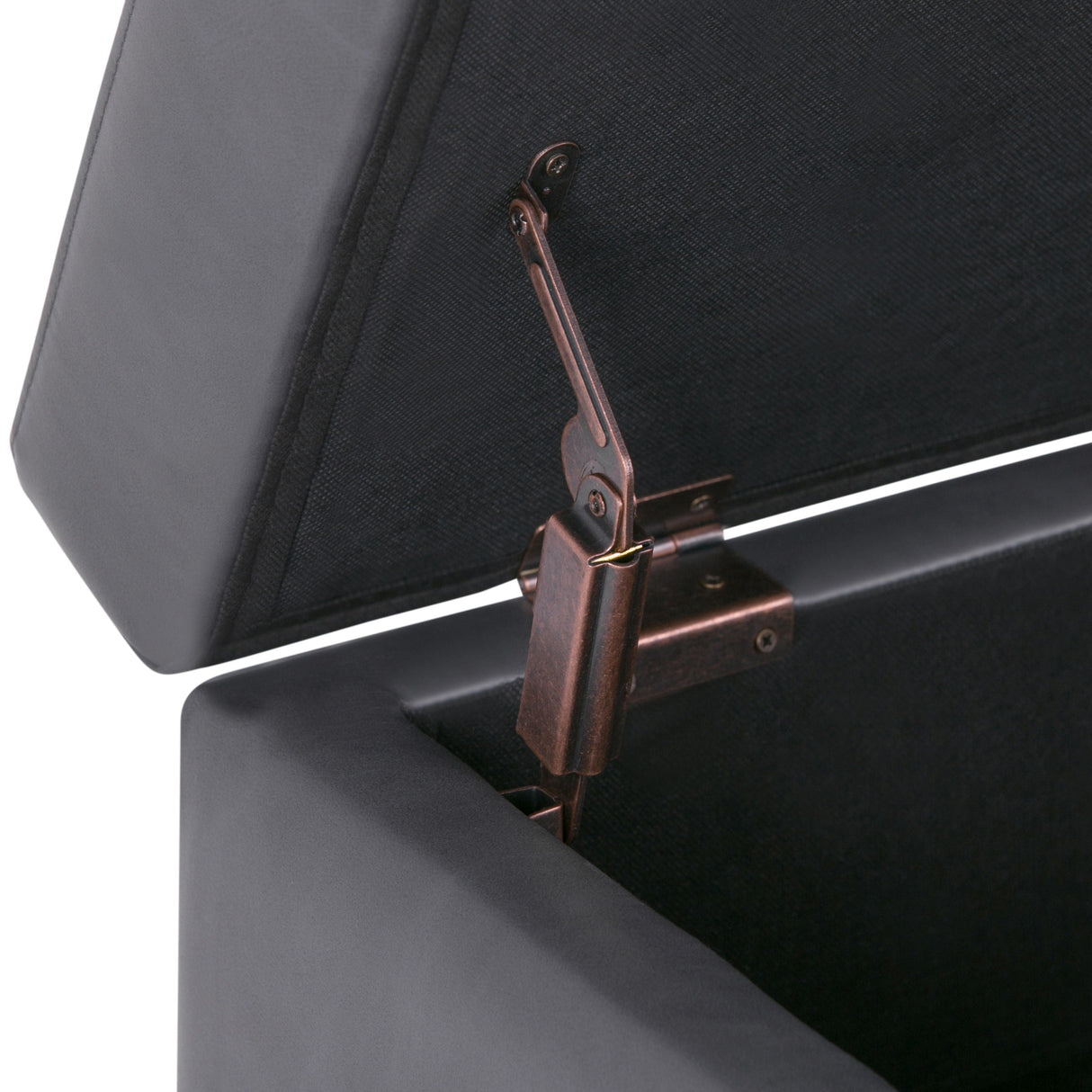 Oregon - Contemporary Storage Ottoman Bench With Tray by Couch.com