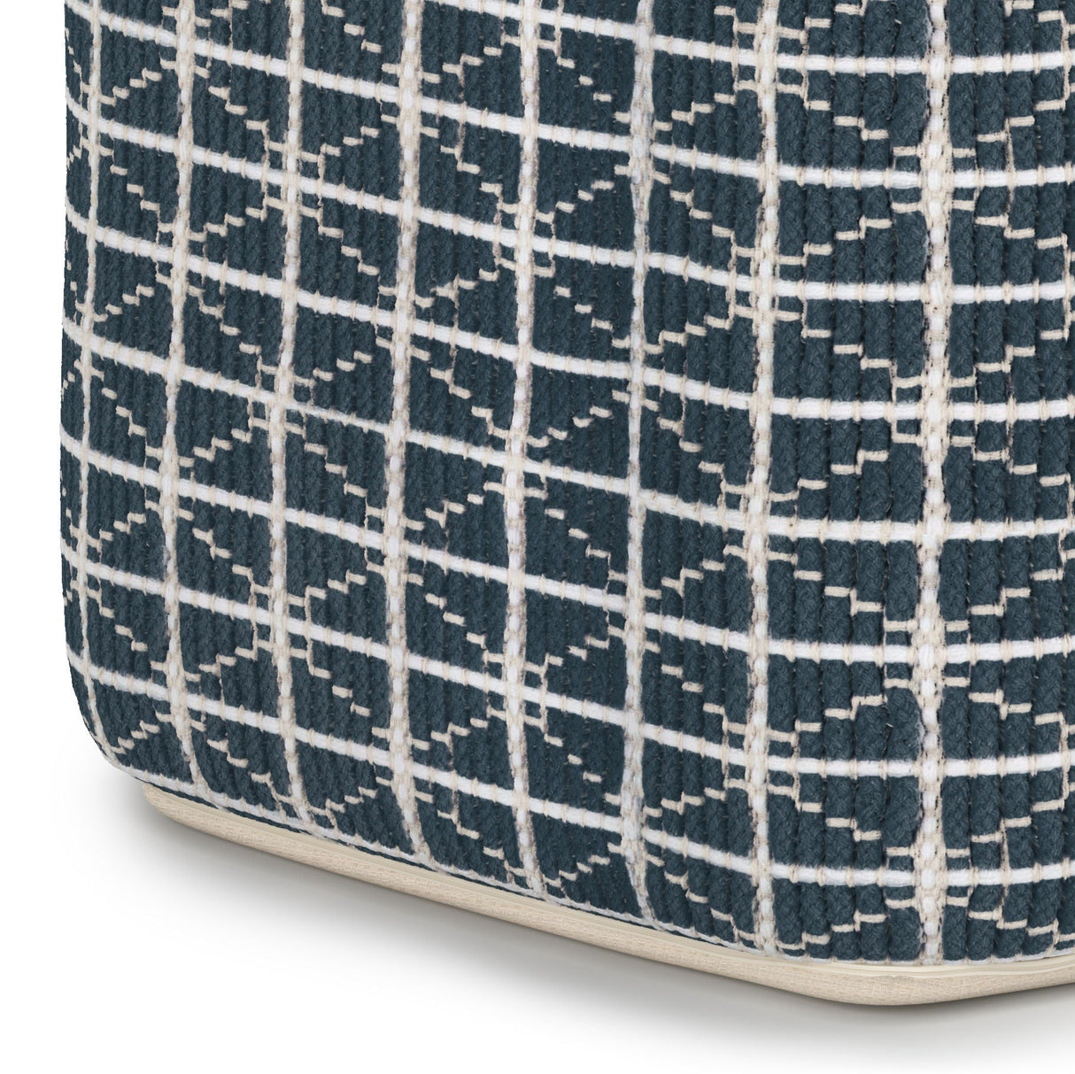 Noreen - Upholstered Square Pouf by Couch.com