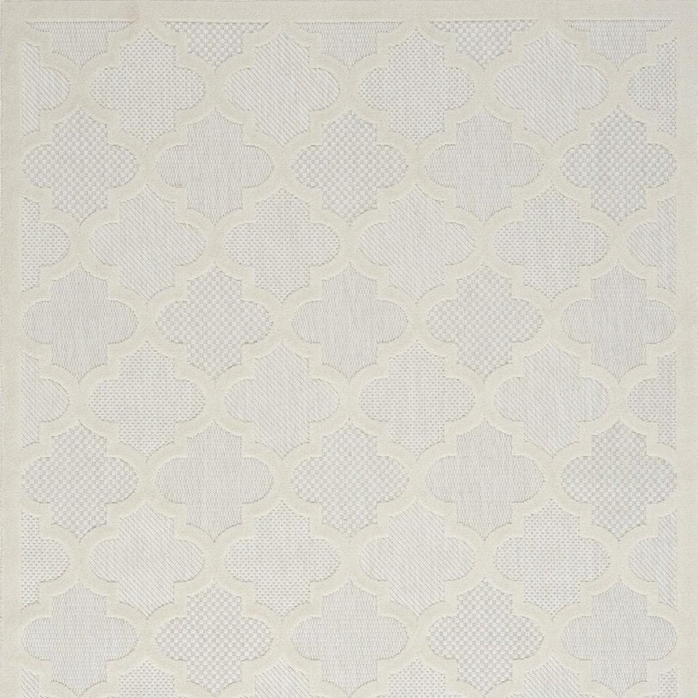 4' X 6' Ivory Indoor Outdoor Area Rug