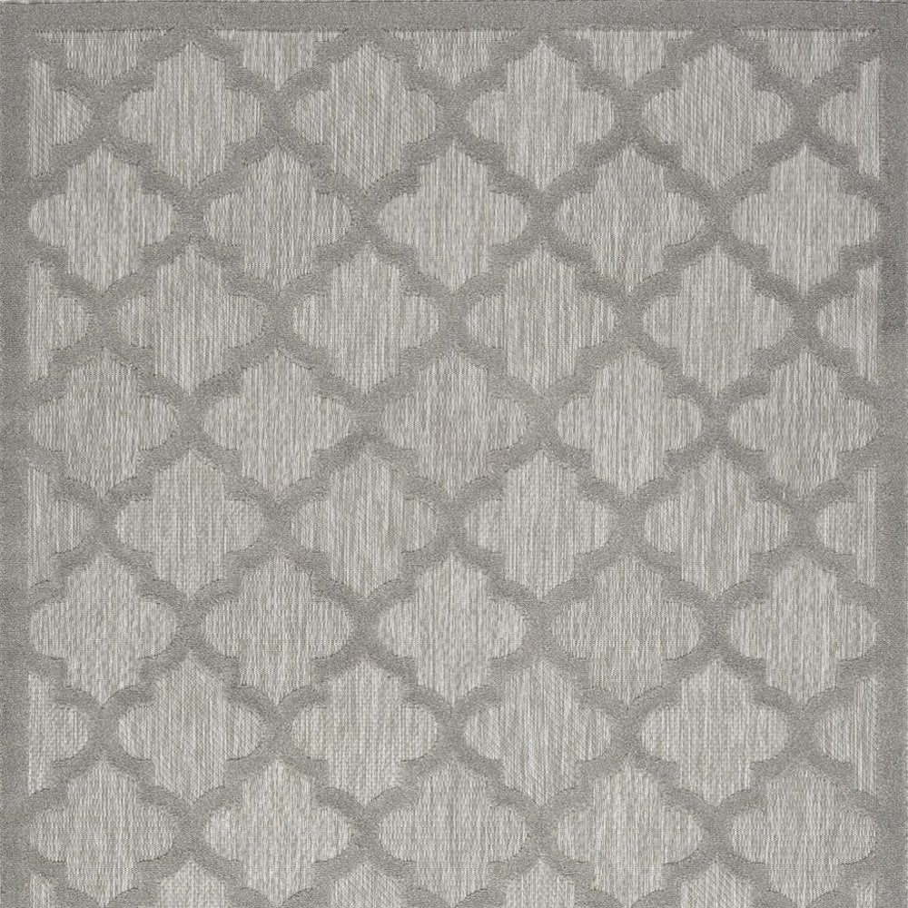 5' X 7' Gray Indoor Outdoor Area Rug