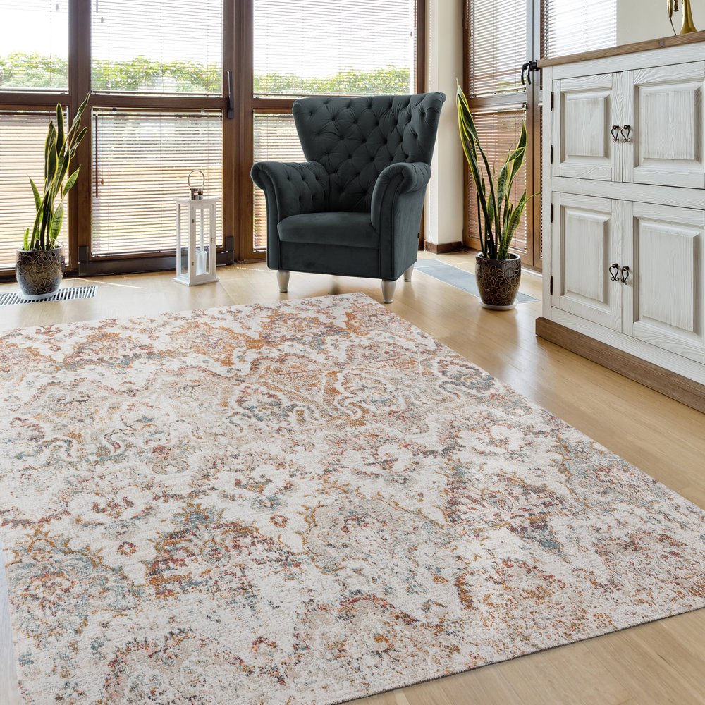 9' X 12' Beige Indoor Outdoor Area Rug
