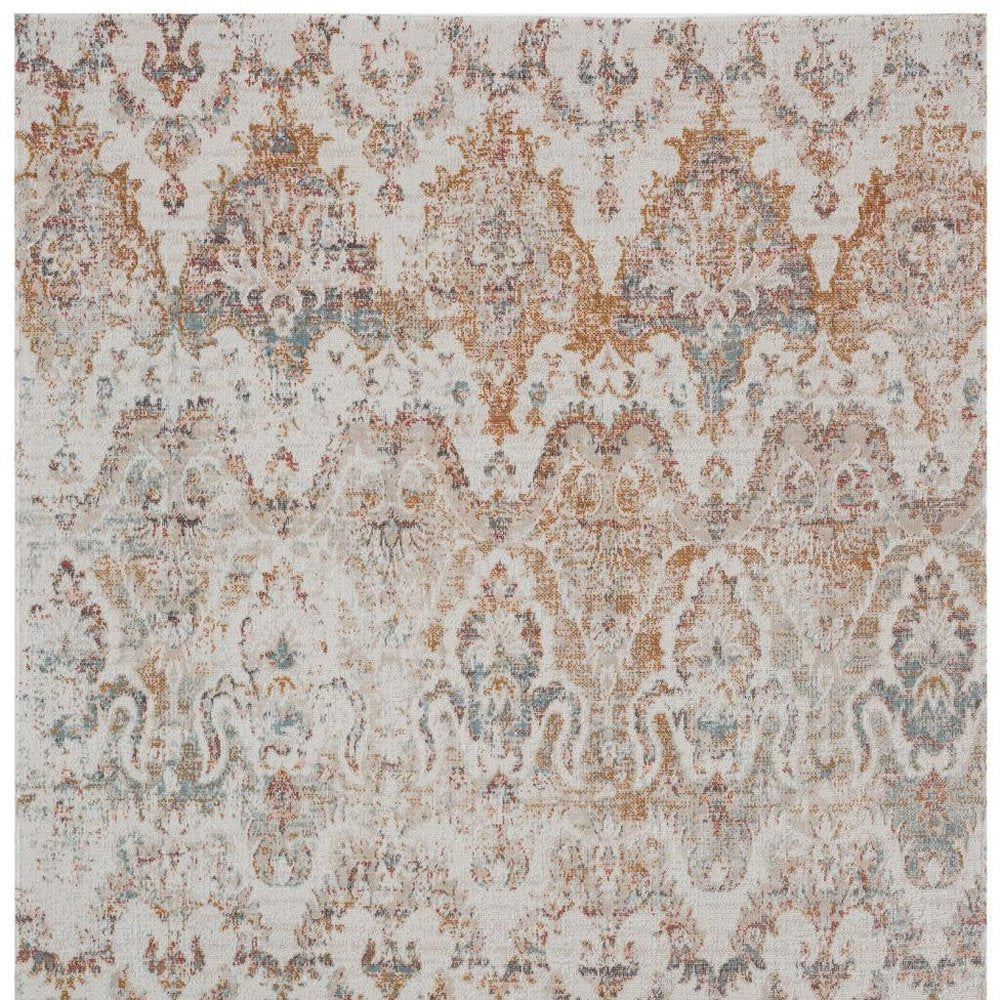 9' X 12' Beige Indoor Outdoor Area Rug