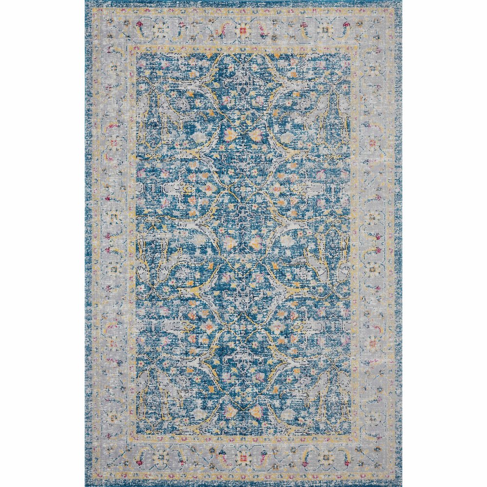 8' X 10' Blue Indoor Outdoor Area Rug