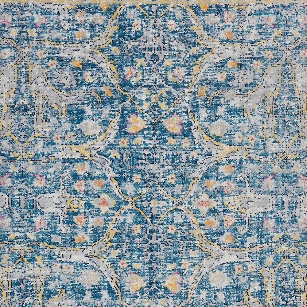 8' X 10' Blue Indoor Outdoor Area Rug
