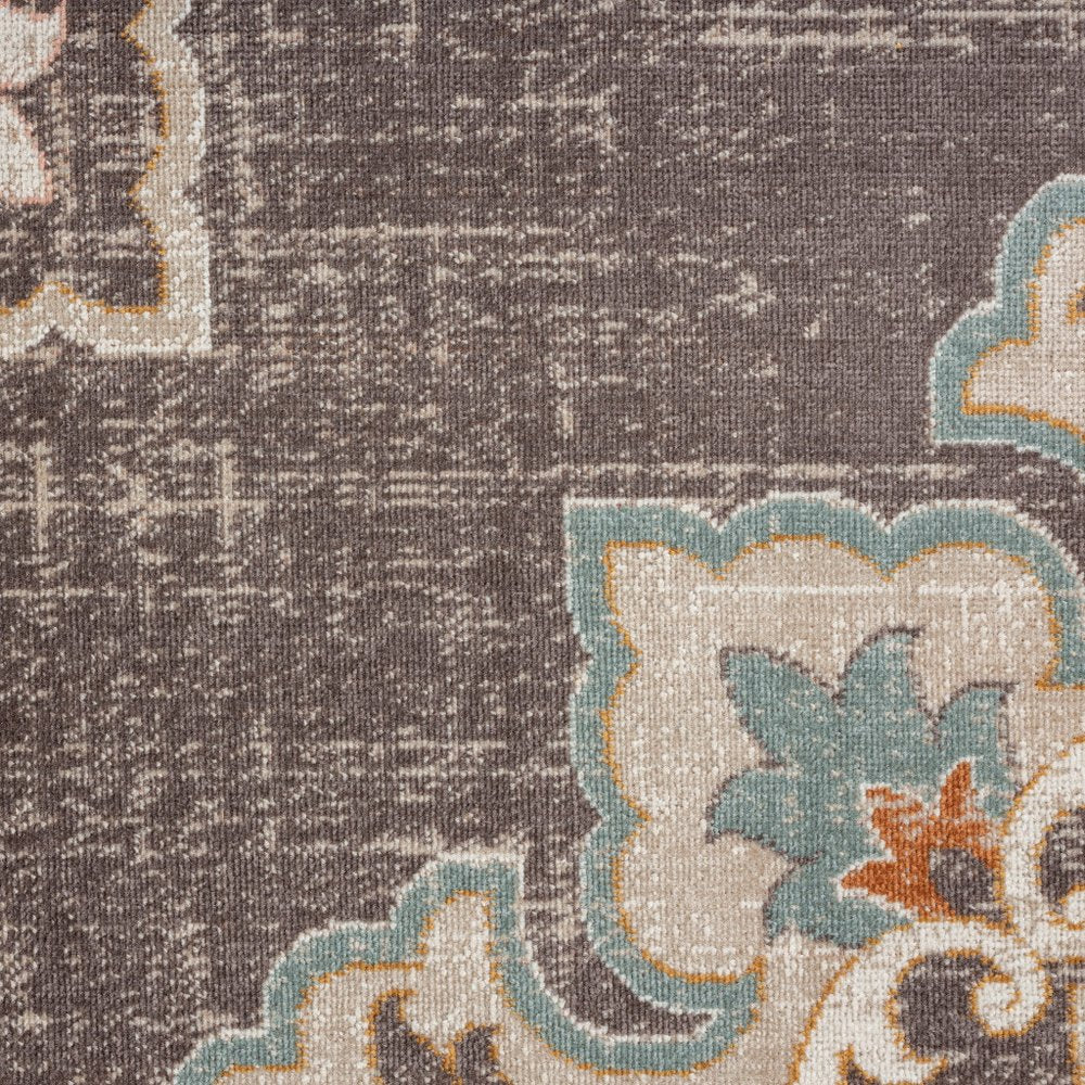 8' X 10' Brown Indoor Outdoor Area Rug