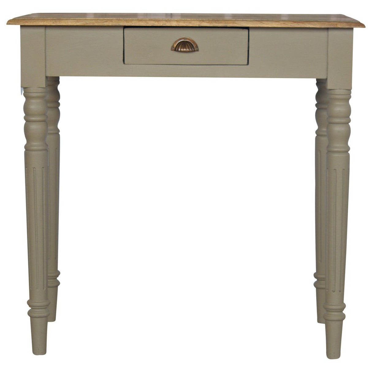 Hand Painted Writing Desk - Gray by Couch.com