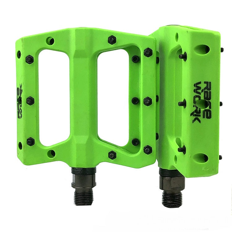 Ultralight Flat Pedals Nylon Bicycle Pedal Mountain Bike Platform Pedals 3 Sealed Bearings Cycling Pedals For Bicycle Mountain Bike Pedals Pedals Bicycle Flat Pedals Bearing Lightweight Platform For Road Mountain Bike