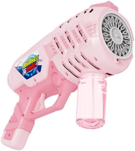 Contixo Bubble Blaster With Refill Solution - Kids Outdoor Fun Toy, Safe & Durable