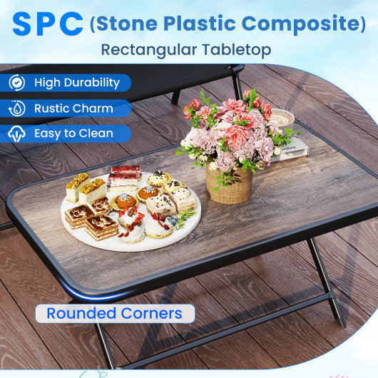 10 Feet Solar Patio Umbrella with 32 LED Lights 3-Tier Vented Top-Gray