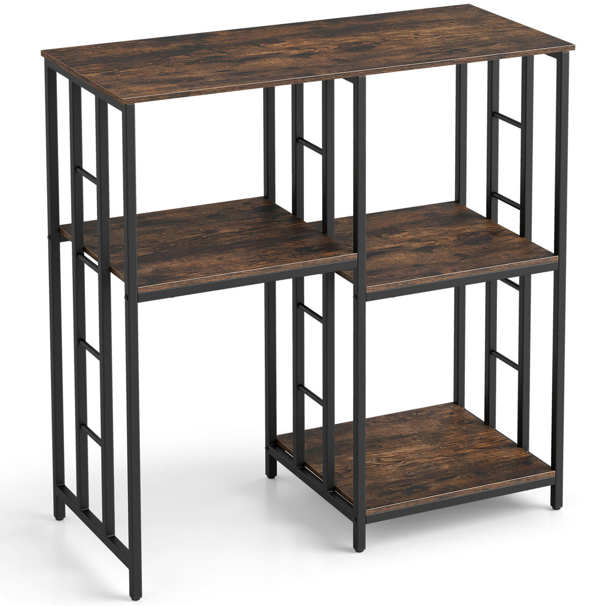 4-Tier Heavy-Duty Kitchen Baker's Rack-Brown