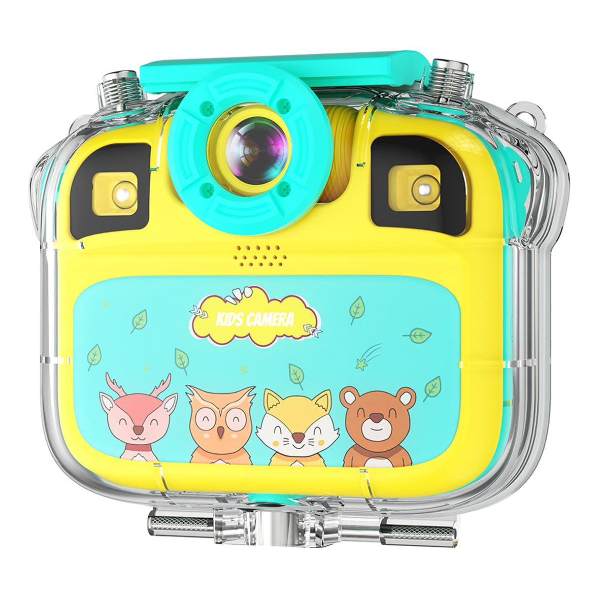 JoyBox KC1 Kids Splash-Proof Camera with Silicone Cover and Waterproof Case by Contixo