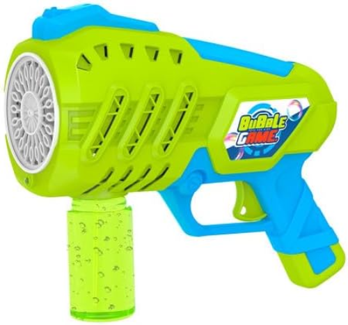 Contixo Bubble Blaster With Refill Solution - Kids Outdoor Fun Toy, Safe & Durable