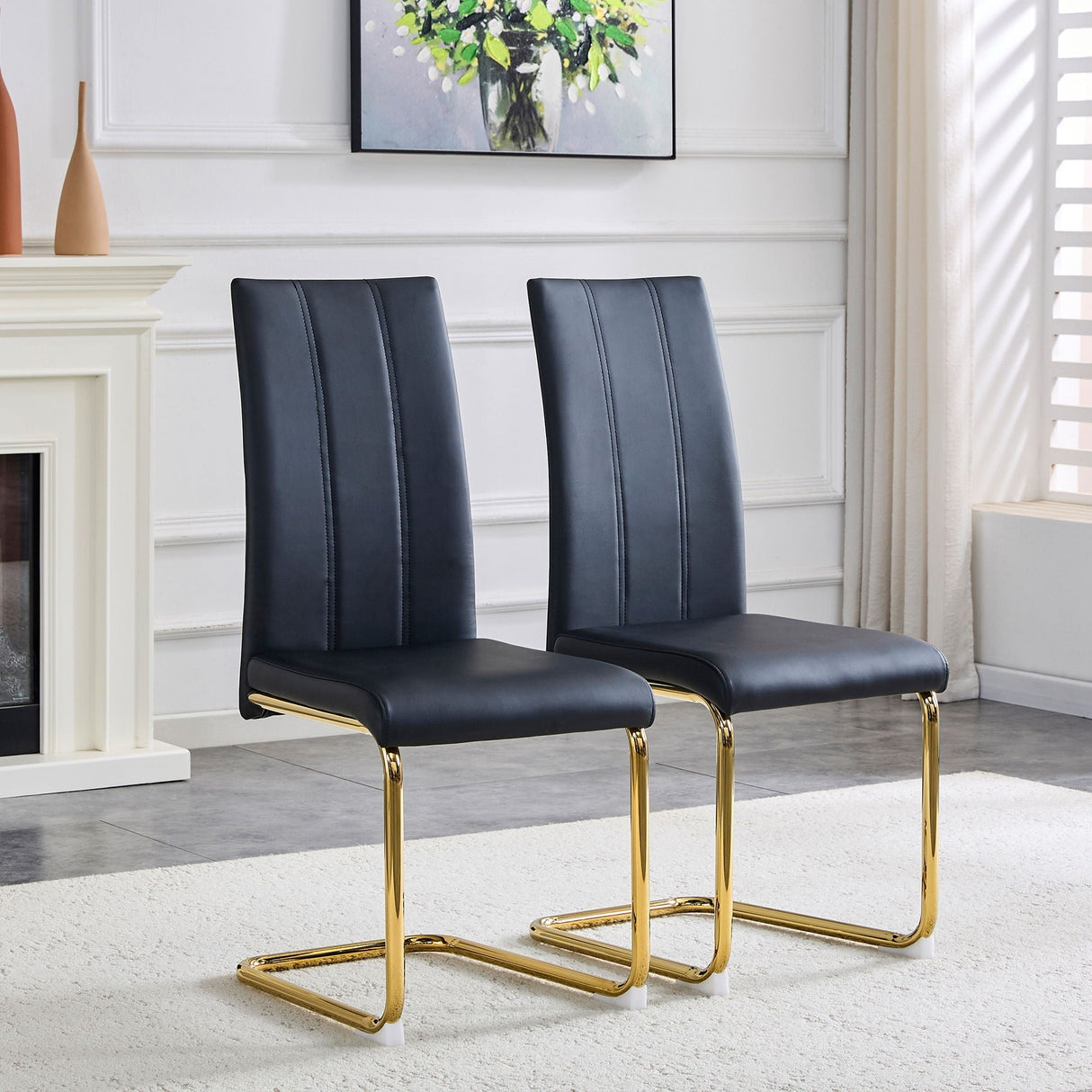 Luxury Aesthetic Upholstered Dining Chairs For Dining Room