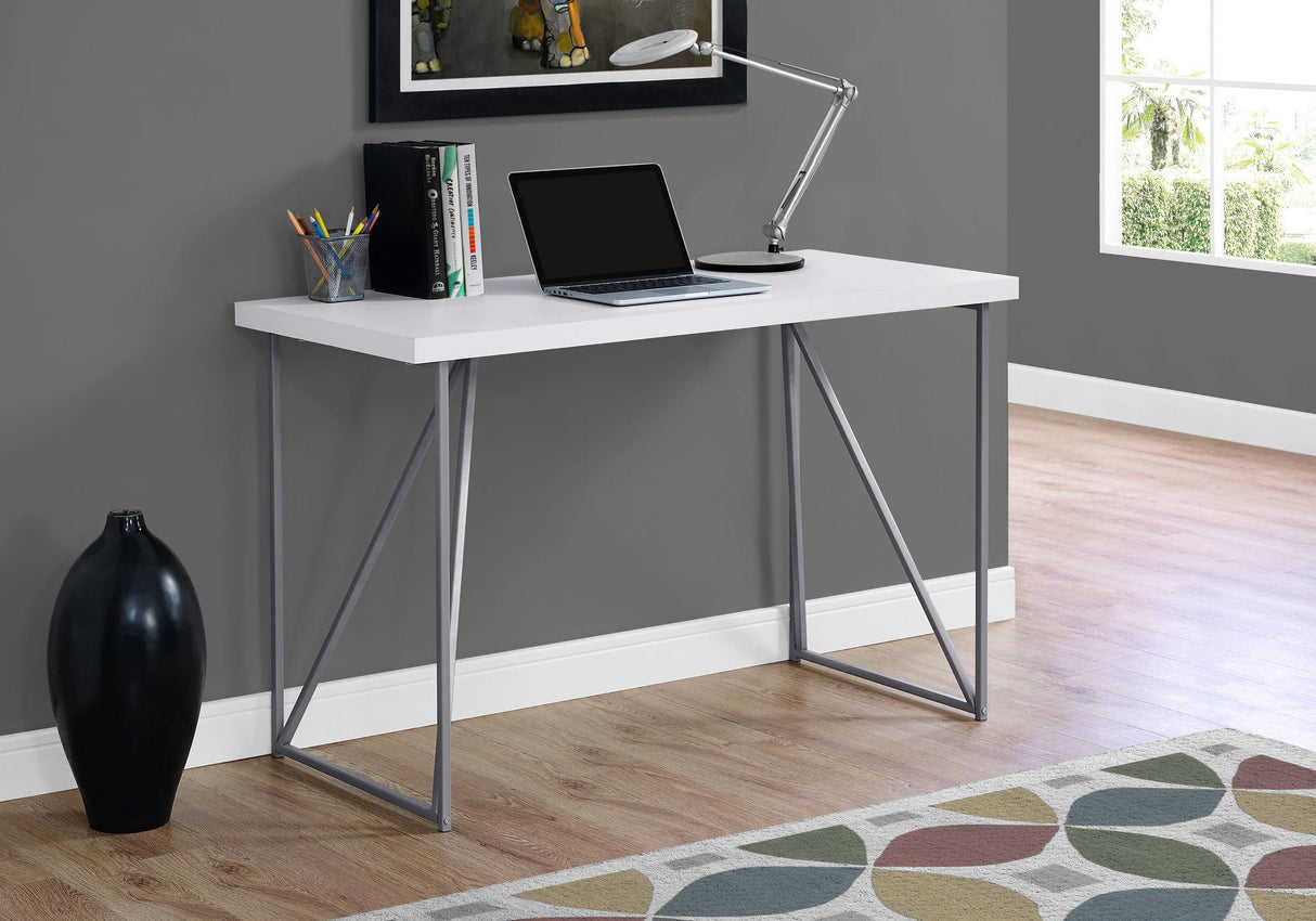 Computer Desk For Home Office Laptop, Contemporary & Modern - White by Couch.com