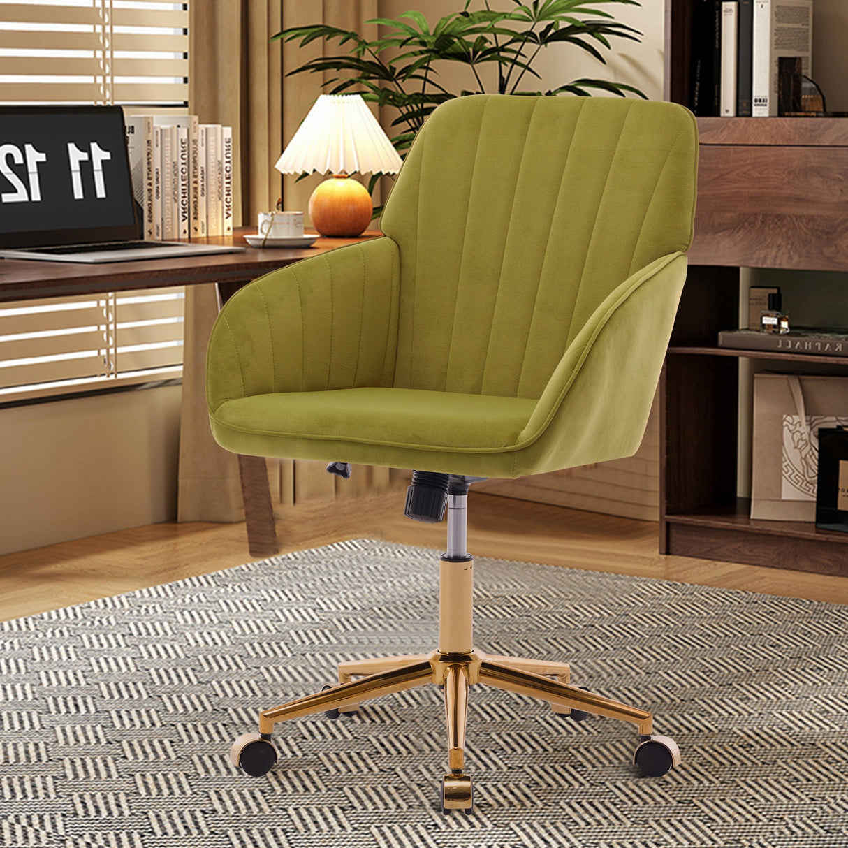 Adjustable Ergonomic Swivel Office Chair by Couch.com