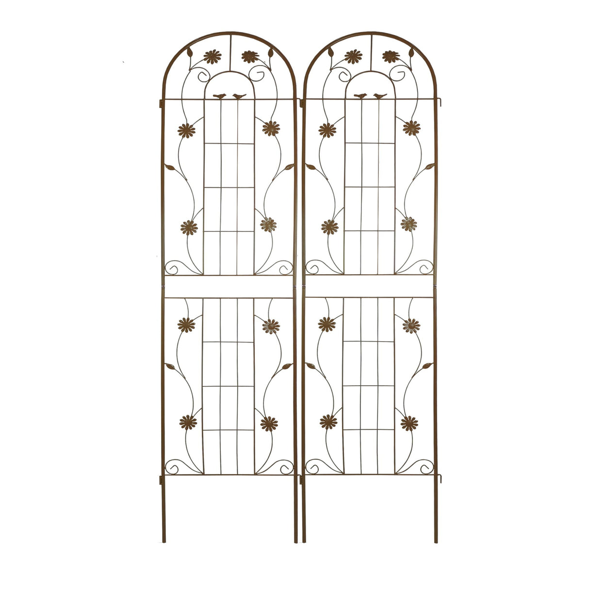Metal Garden Trellis Rustproof Trellis For Climbing Plant Outdoor Flower Support