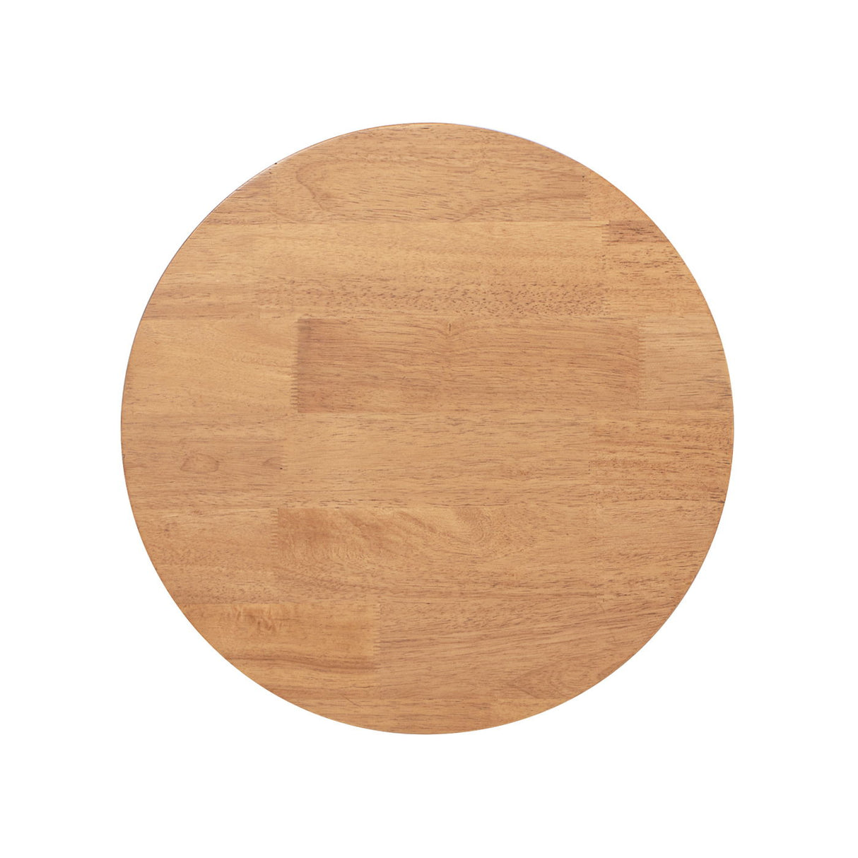 Couch.com Kenzie Fluted Pillar Round Accent Side Table Light Natural Brown, Durable Design, Modern Style, Wood Construction, Light Brown Finish by Couch.com