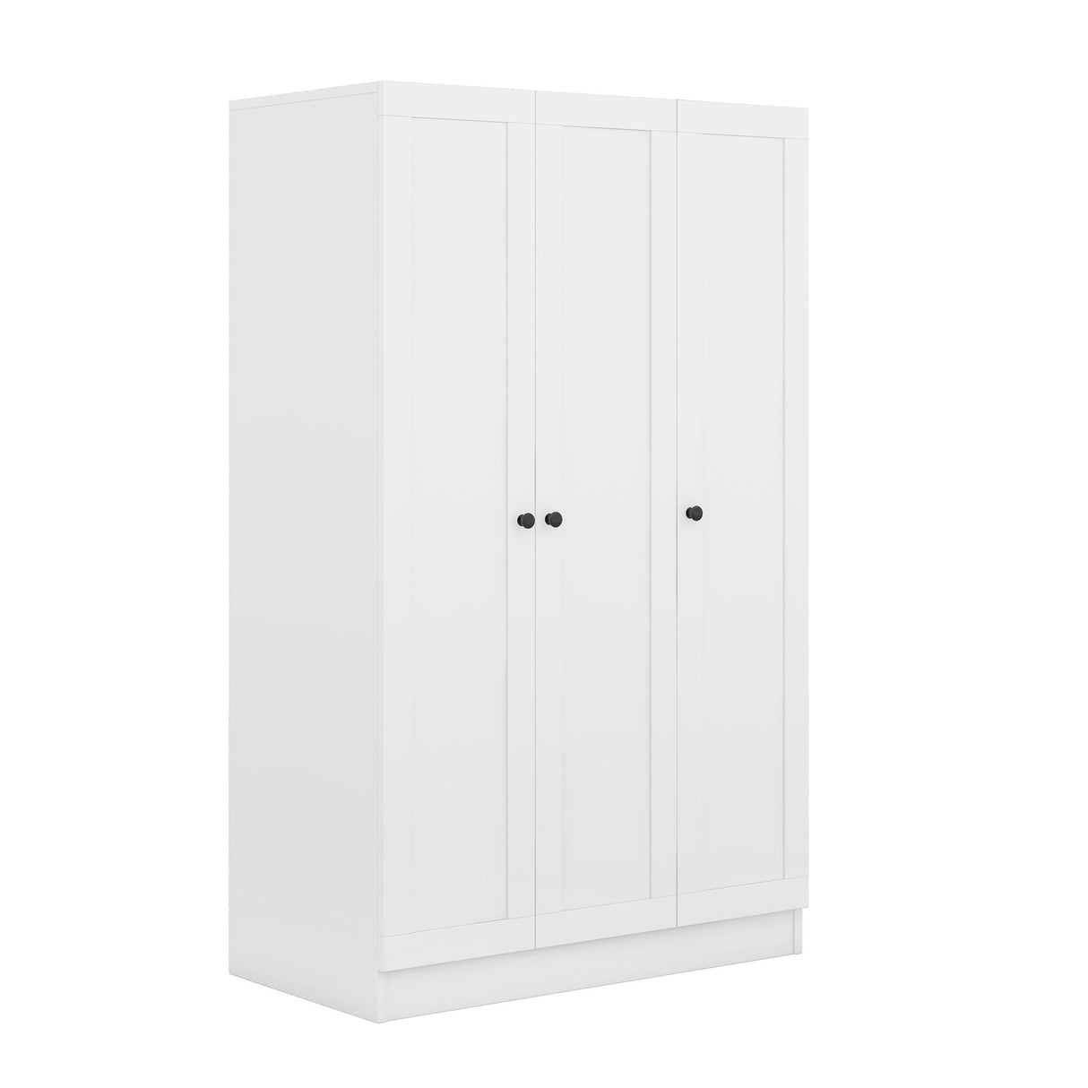 3 Door Shutter Wardrobe With Shelves by Couch.com