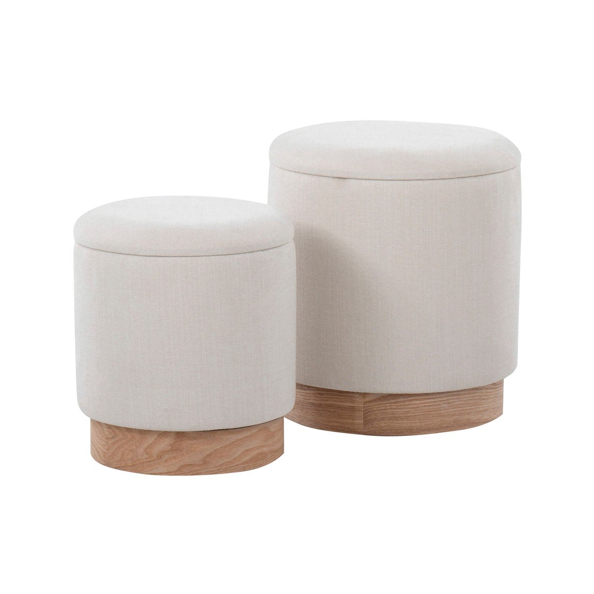 Marla - Contemporary, Nesting Ottoman Set by Couch.com
