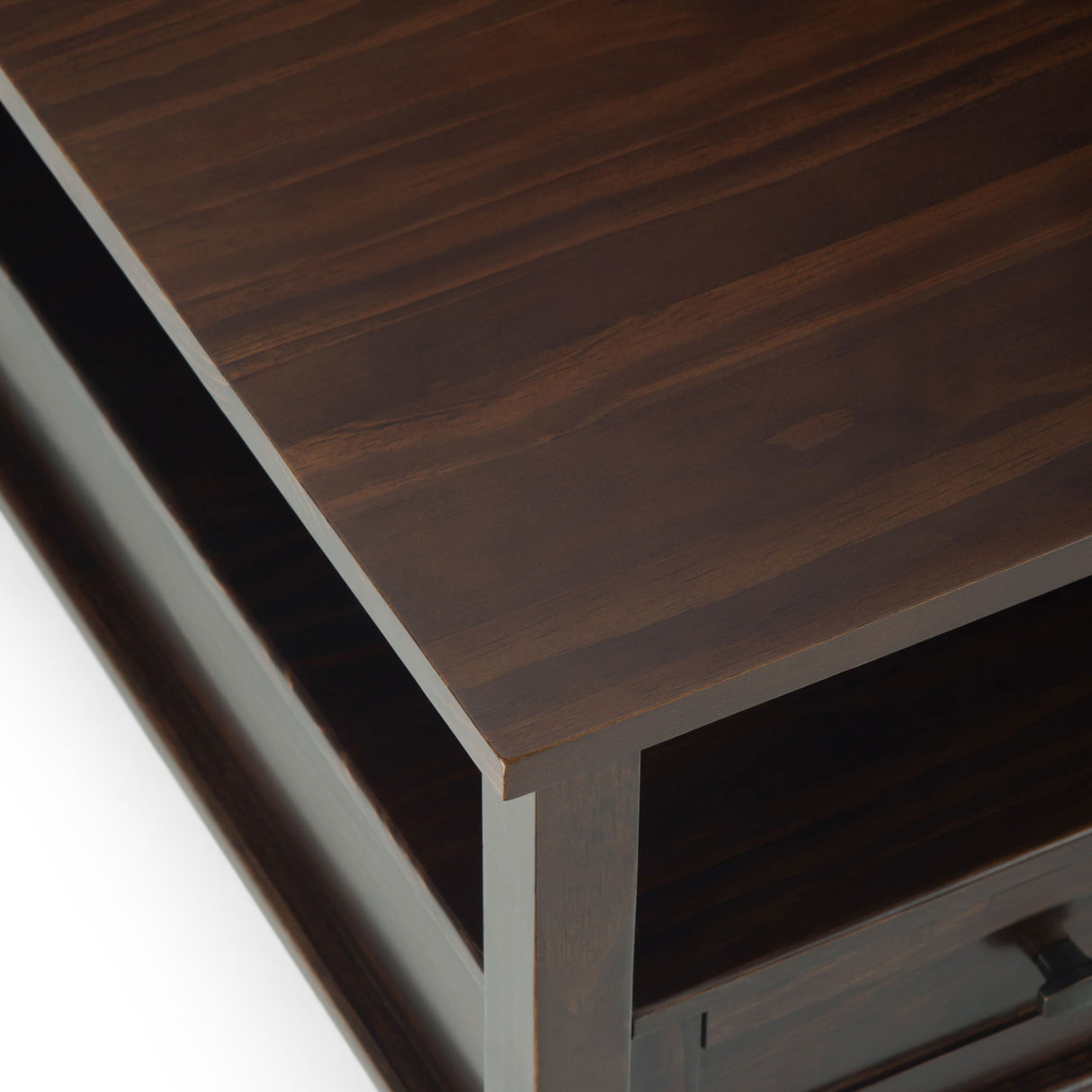 Warm Shaker - Square Coffee Table - Tobacco Brown by Couch.com