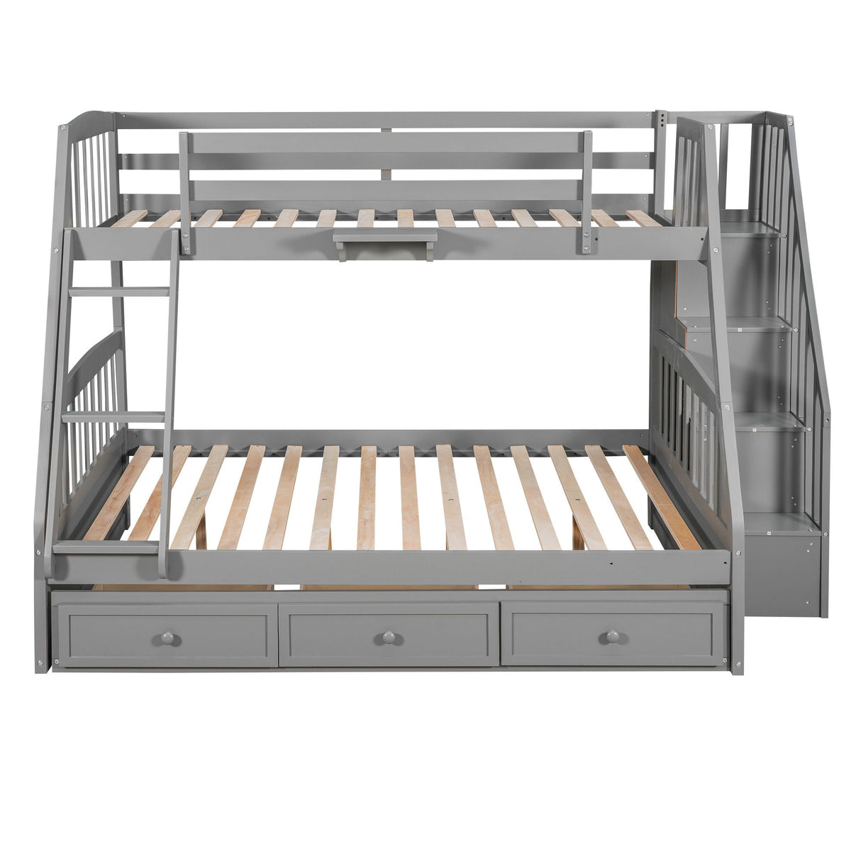 Bunk Bed With Drawers, Ladder And Storage Staircase by Couch.com