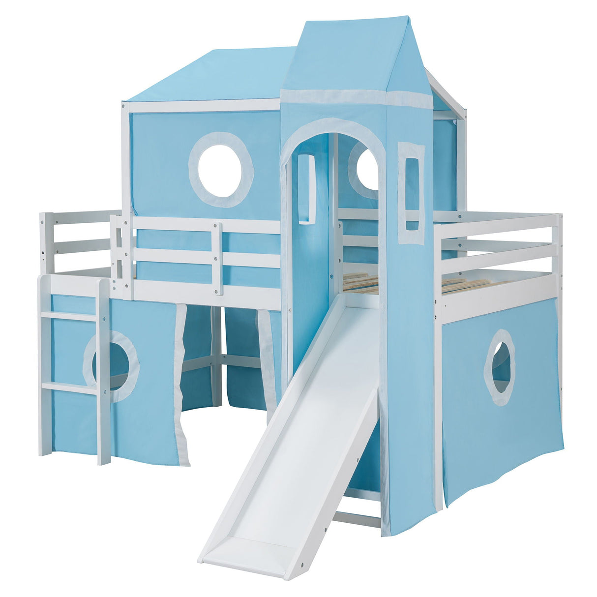 Loft Bed & Slide Tent And Tower by Couch.com