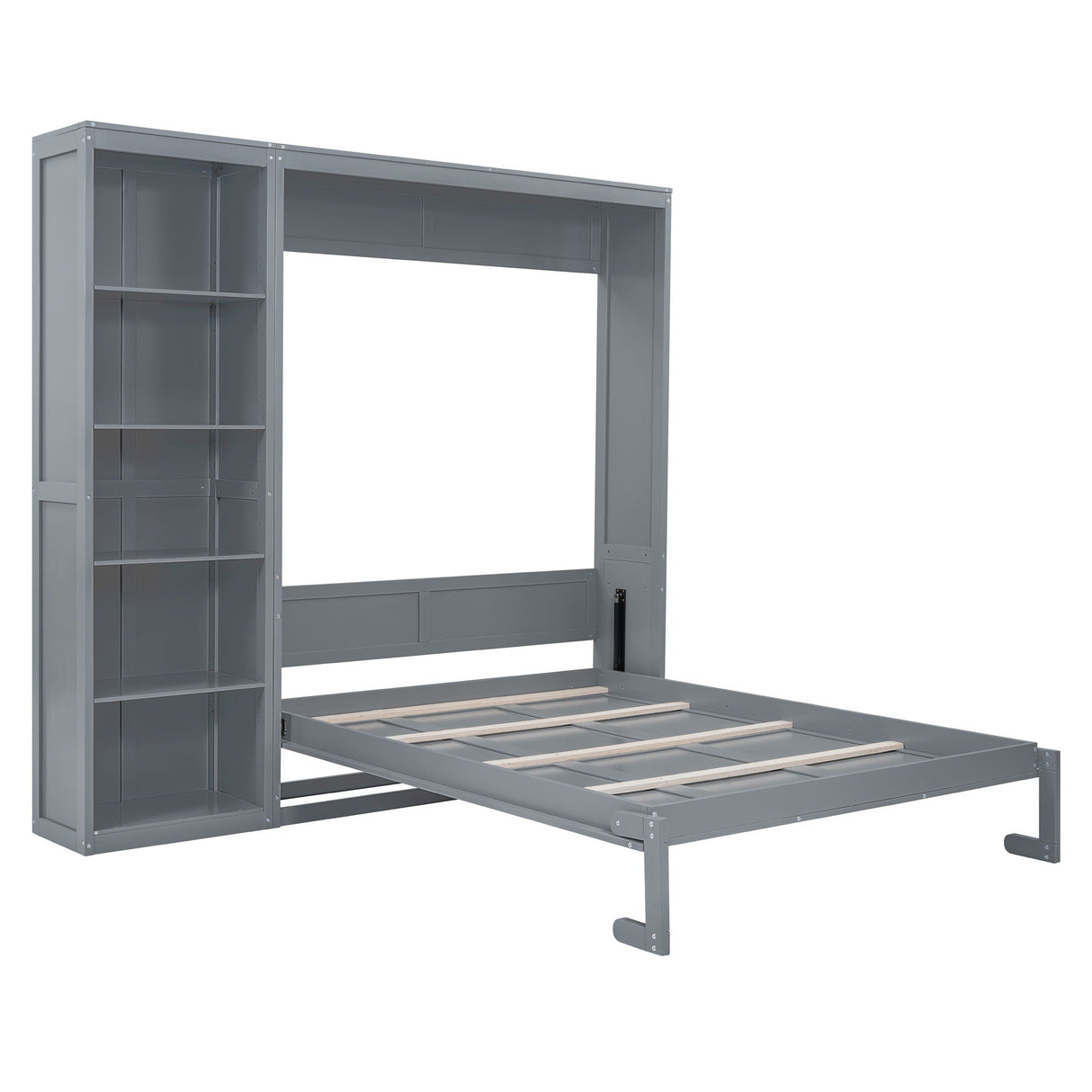 Murphy Wall Bed With Shelves by Couch.com