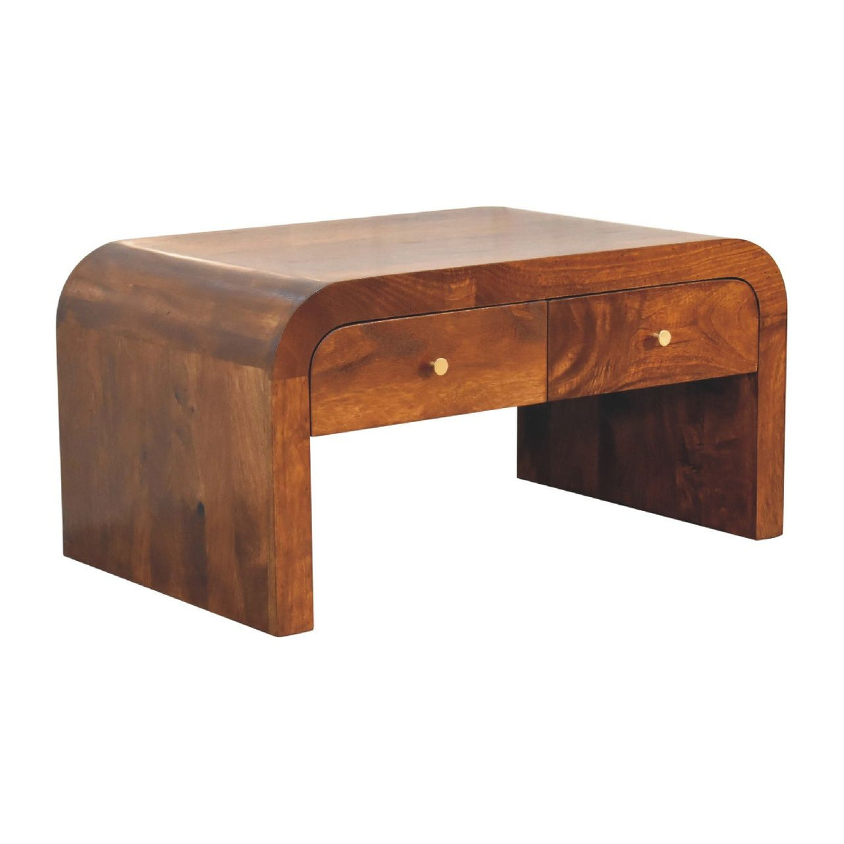 Darcy - Coffee Table, 2 Drawer - Chestnut by Couch.com