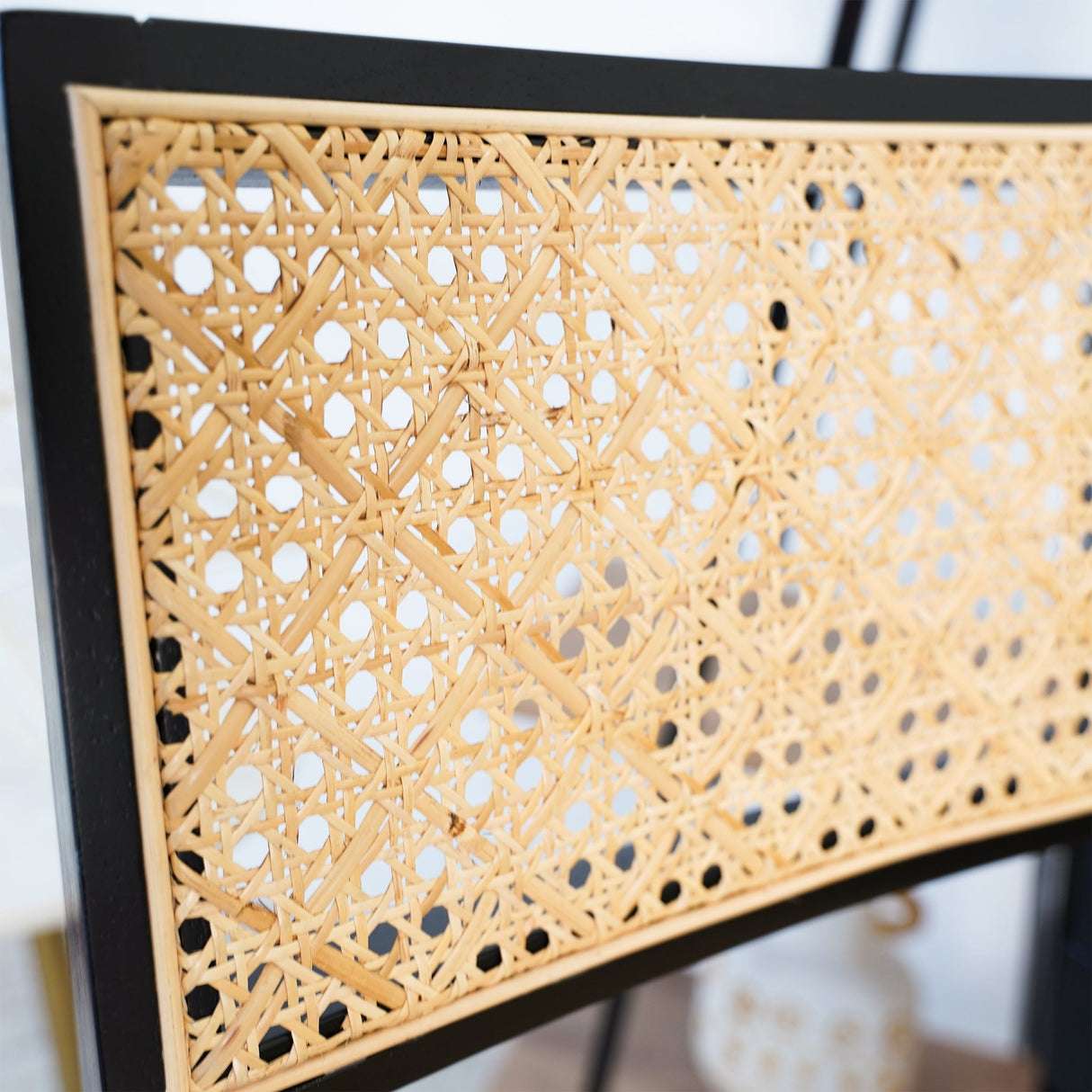 Keira - Bar Stool (Set of 2) - Black / Rattan by Couch.com