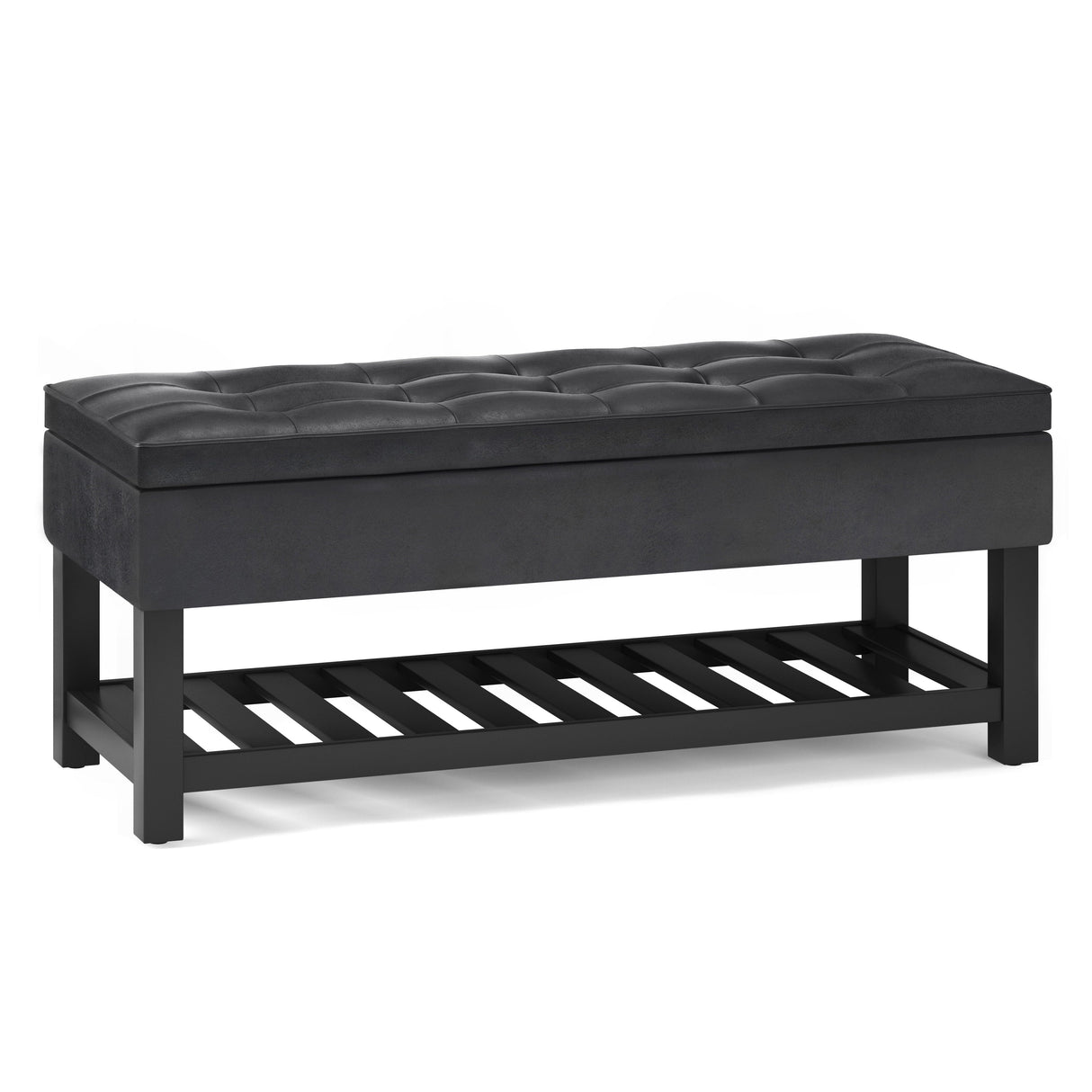 Cosmopolitan - Storage Ottoman Bench With Open Bottom by Couch.com