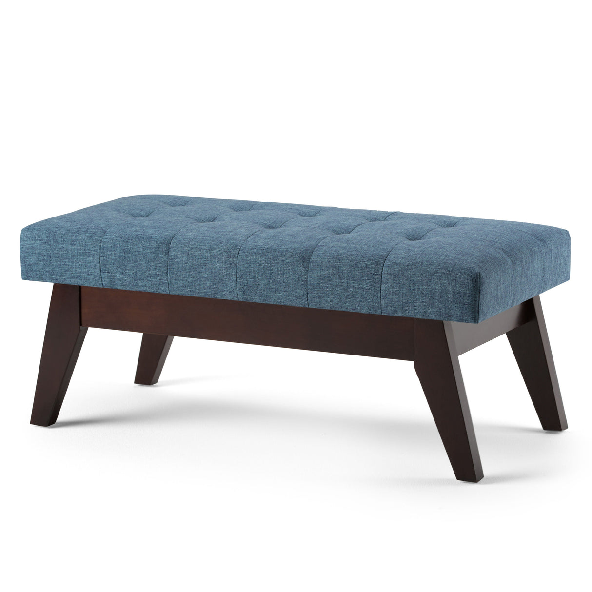 Draper - Upholstered Mid Century Tufted Ottoman Bench by Couch.com