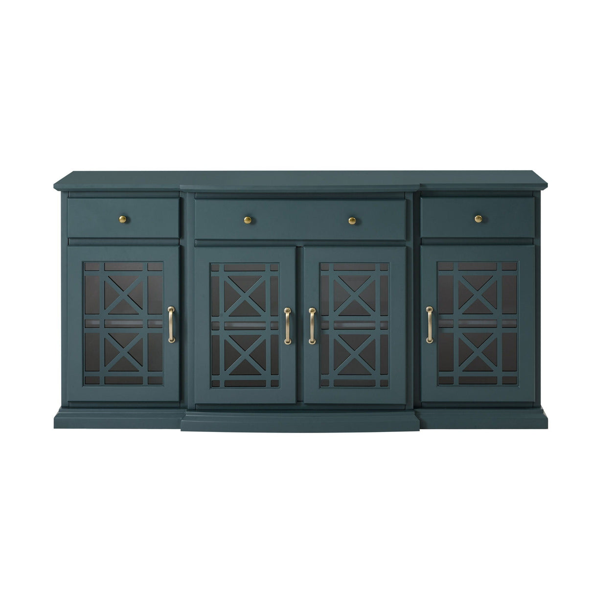 Classic Fretwork Detailed Glass Door Sideboard by Couch.com