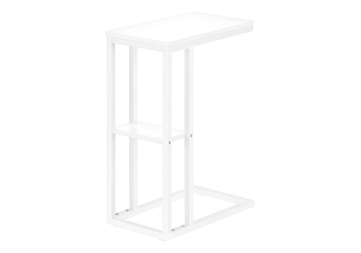 Accent Table, C - Shaped, Marble Look Contemporary & Modern Convenient Design by Couch.com