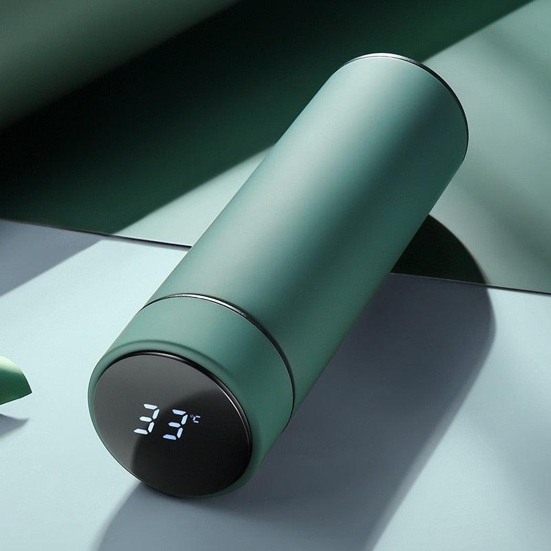 500ml Stainless Steel Intelligent Insulation Water Bottle Vacuum Bottle Insulation Touch Intelligent Temperature Display Intelligent Touch Display Temperature 304 Stainless Steel Thermos Water Bottle