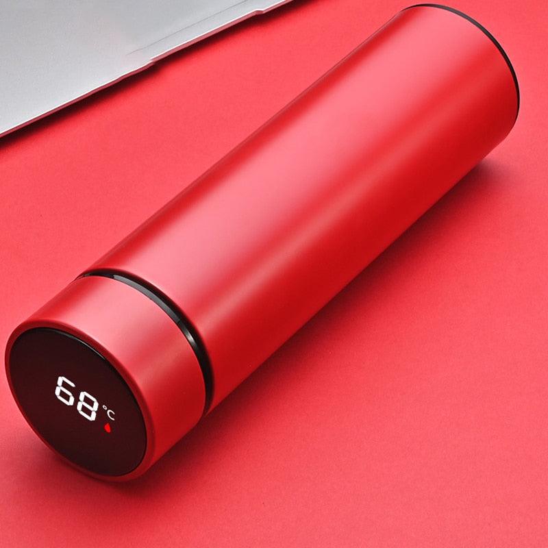500ml Stainless Steel Intelligent Insulation Water Bottle Vacuum Bottle Insulation Touch Intelligent Temperature Display Intelligent Touch Display Temperature 304 Stainless Steel Thermos Water Bottle
