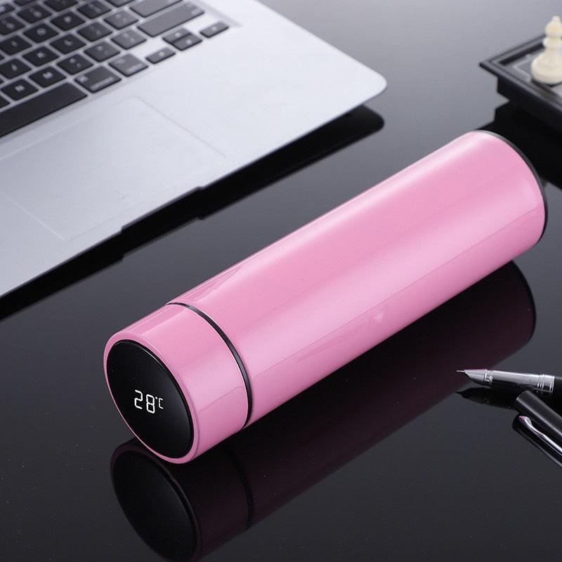 500ml Stainless Steel Intelligent Insulation Water Bottle Vacuum Bottle Insulation Touch Intelligent Temperature Display Intelligent Touch Display Temperature 304 Stainless Steel Thermos Water Bottle