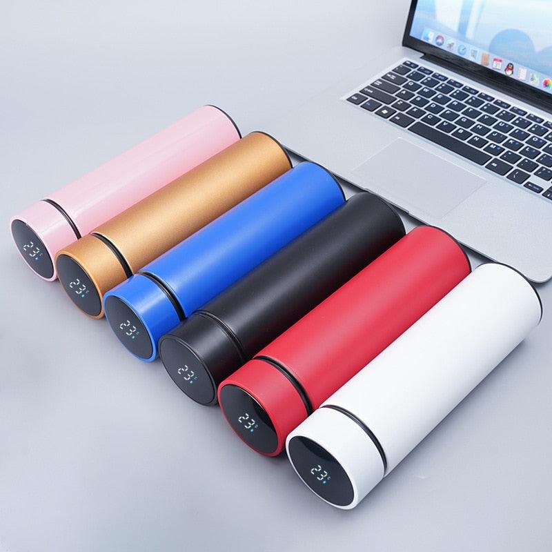 500ml Stainless Steel Intelligent Insulation Water Bottle Vacuum Bottle Insulation Touch Intelligent Temperature Display Intelligent Touch Display Temperature 304 Stainless Steel Thermos Water Bottle