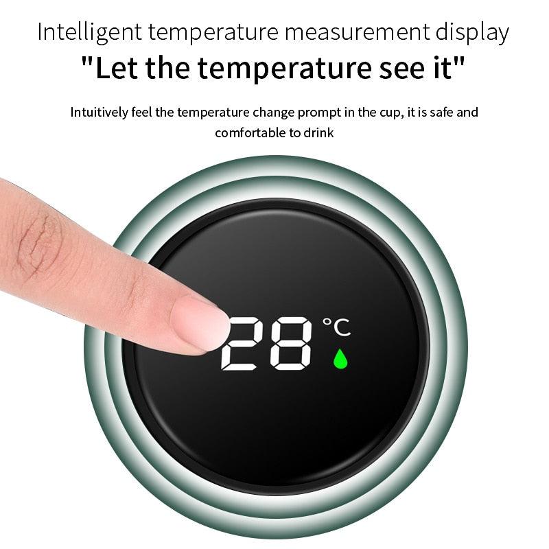 500ml Stainless Steel Intelligent Insulation Water Bottle Vacuum Bottle Insulation Touch Intelligent Temperature Display Intelligent Touch Display Temperature 304 Stainless Steel Thermos Water Bottle