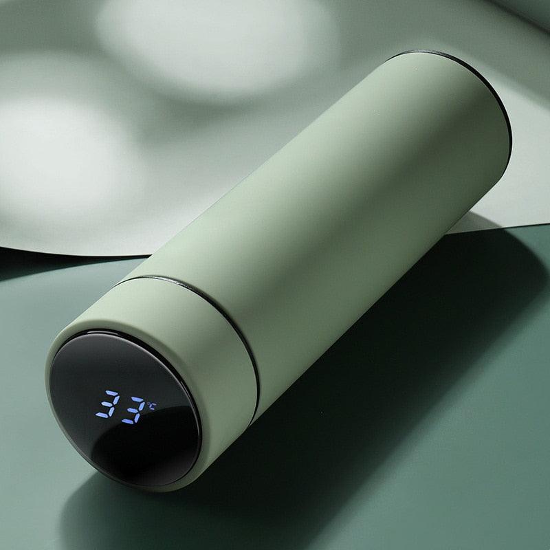 500ml Stainless Steel Intelligent Insulation Water Bottle Vacuum Bottle Insulation Touch Intelligent Temperature Display Intelligent Touch Display Temperature 304 Stainless Steel Thermos Water Bottle