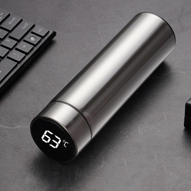 500ml Stainless Steel Intelligent Insulation Water Bottle Vacuum Bottle Insulation Touch Intelligent Temperature Display Intelligent Touch Display Temperature 304 Stainless Steel Thermos Water Bottle