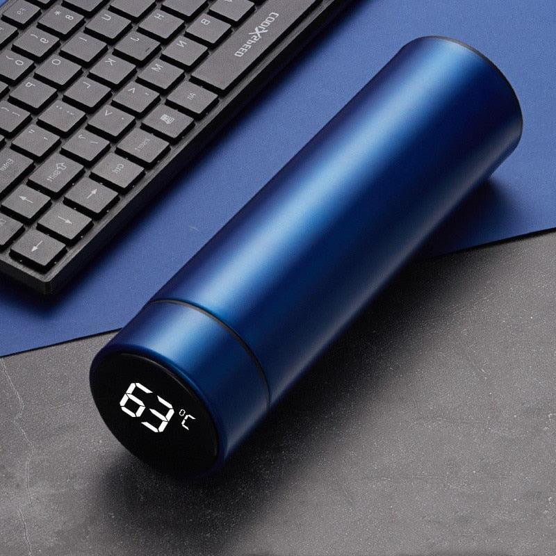 500ml Stainless Steel Intelligent Insulation Water Bottle Vacuum Bottle Insulation Touch Intelligent Temperature Display Intelligent Touch Display Temperature 304 Stainless Steel Thermos Water Bottle