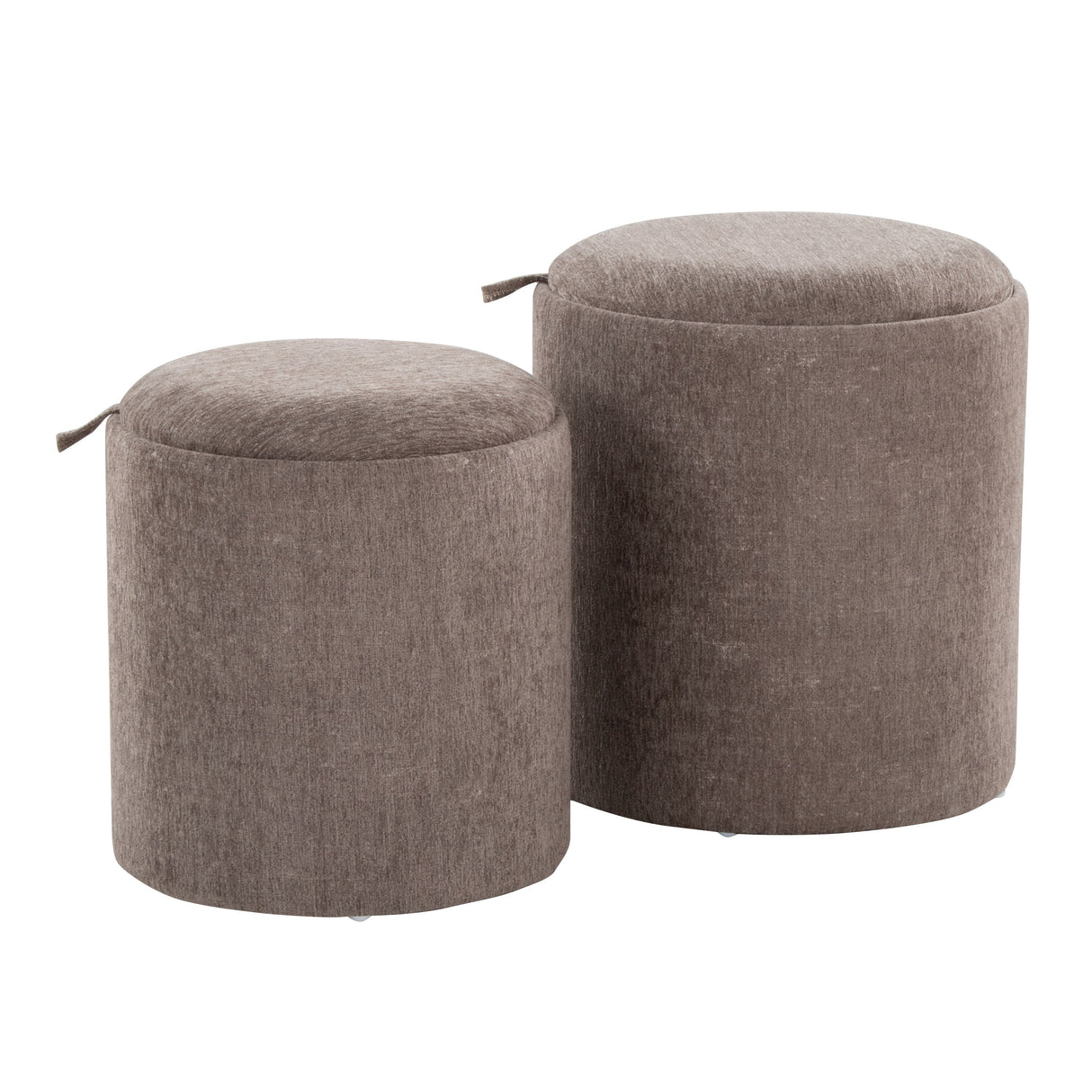 Tray - Contemporary Nesting Ottoman Set by Couch.com