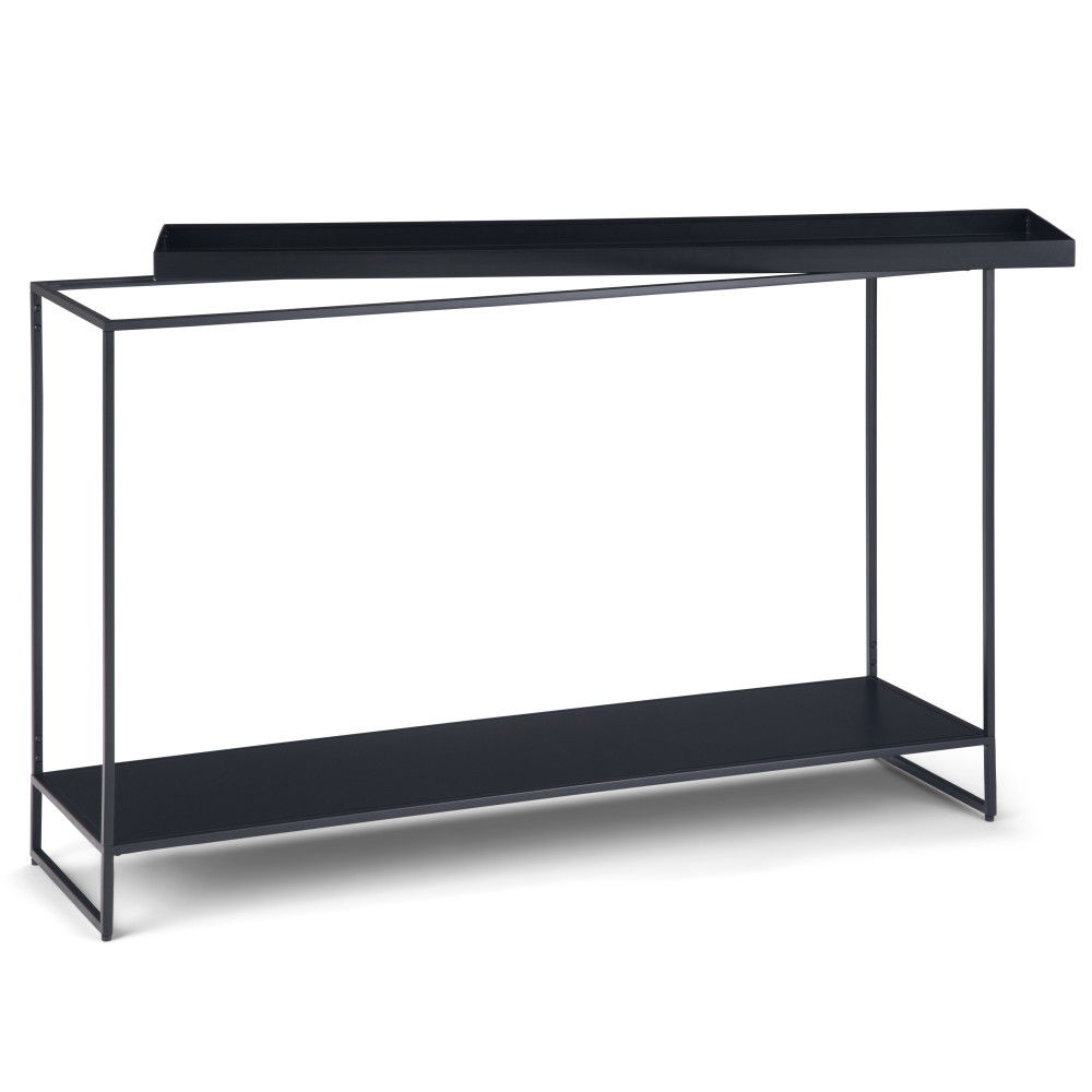 Garner - Tray Top Console Table - Black by Couch.com