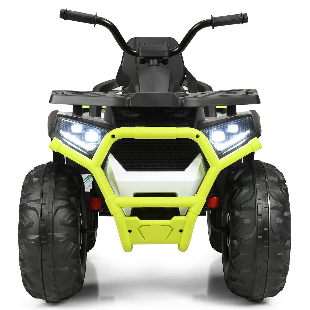12 V Kids Electric 4-Wheeler ATV Quad with MP3 and LED Lights-Black