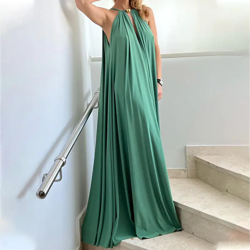 Elegant Women's Halter Loose Fashion Dress
