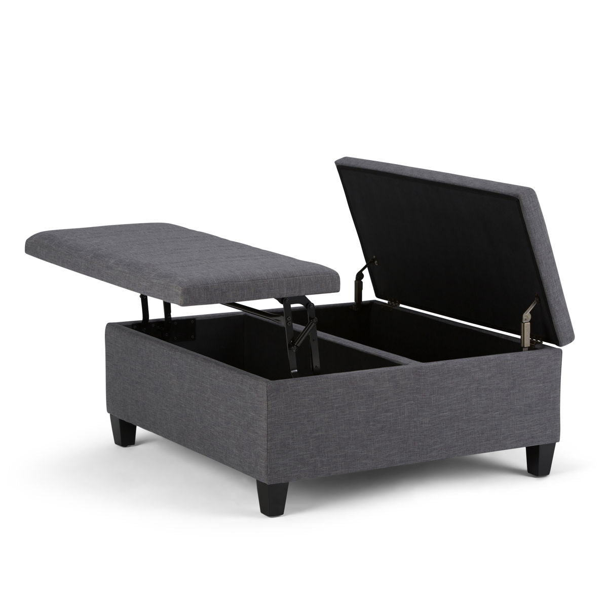 Ellis - Coffee Table Storage Ottoman Contemporary Design by Couch.com