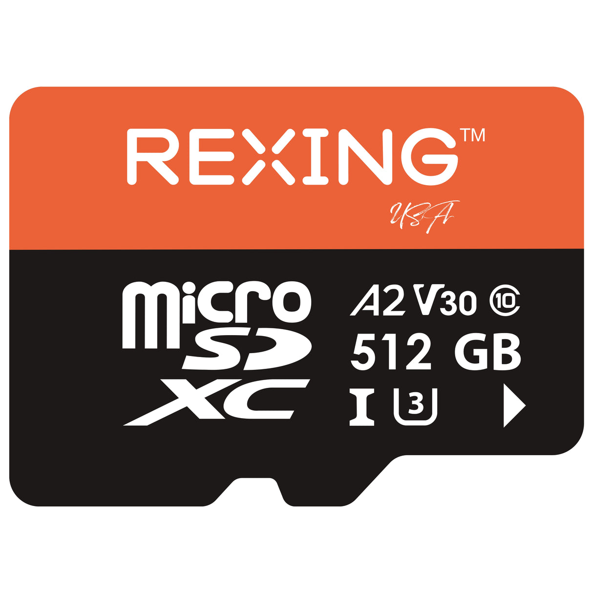 REXING microSDXC UHS-3 4K Full HD Video High Speed Transfer Monitoring SD Card with Adapter for Dash Cams, Surveillance System, Security Camera, & Body Cam