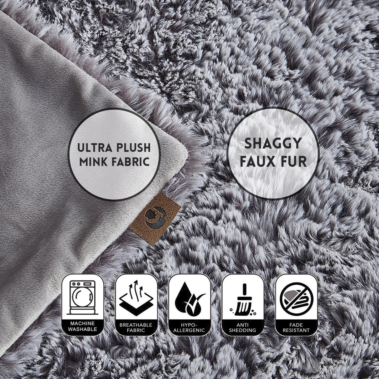 India Two Tone Knit Throw