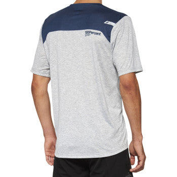 100% Airmatic Jersey - Short-Sleeve - Gray/Midnight - Small 40014-00015